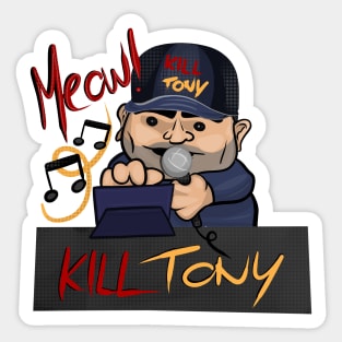 Brian Redban From Kill Tony Illustration (Navy Blue) Sticker